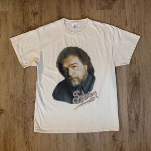 Delta Gene Watson T-Shirt 2002 Screen Play Graphic Tan Size L Country Music